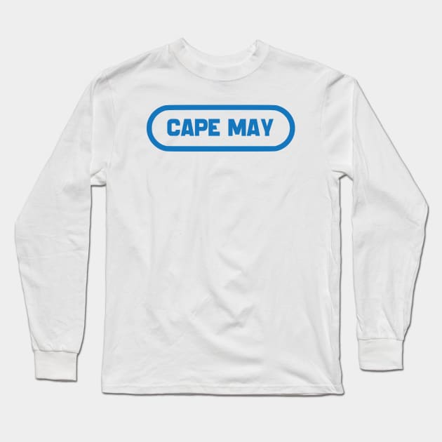 Cape May City Long Sleeve T-Shirt by AvoriseStudio